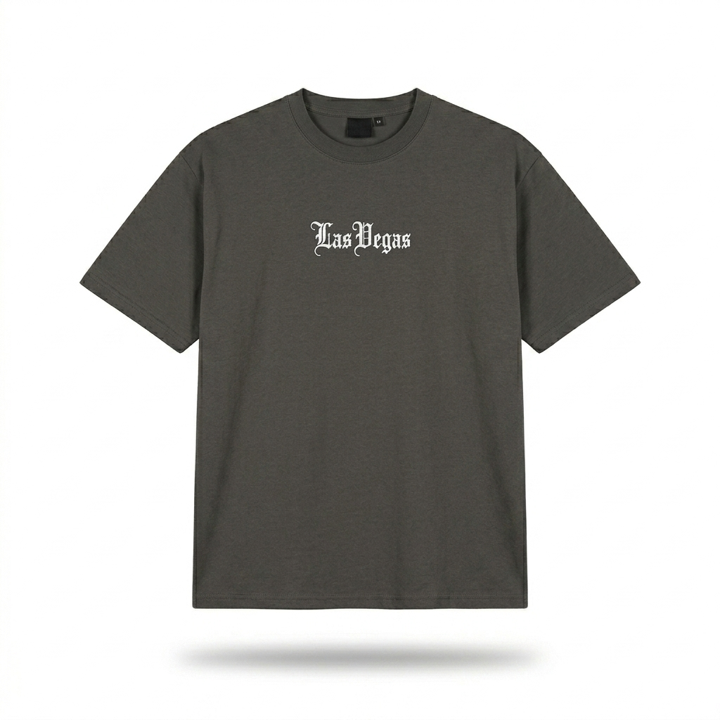 Playera Oversize “Las Vegas” – Estilo Urbano con Actitud Nocturna