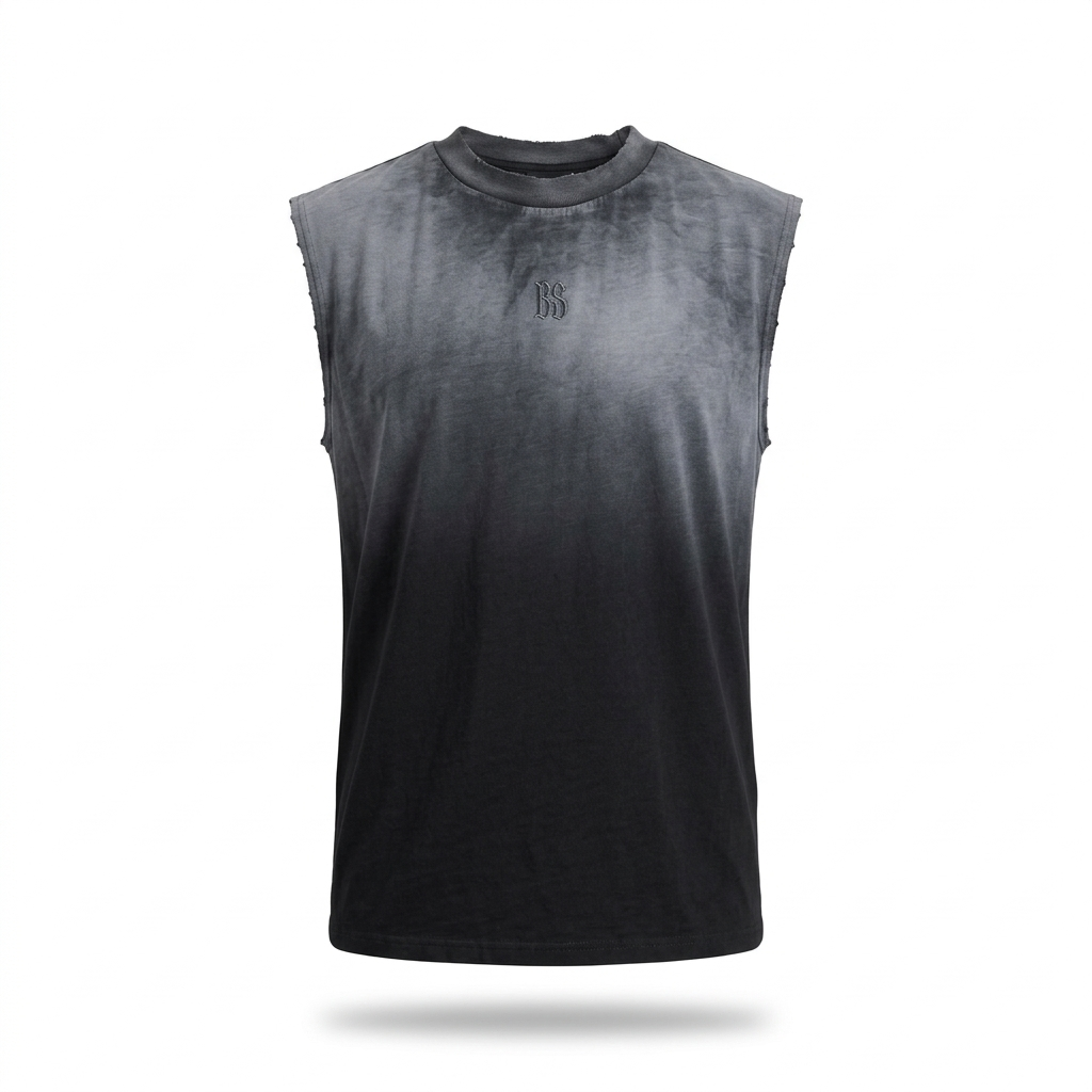 Playera Sin Mangas Efecto Aerosol – Estilo Urbano Premium