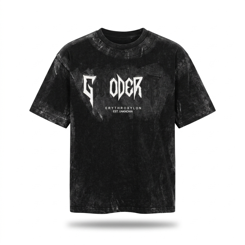 Playera Ganoderma Oversize – Estilo Natural & Streetwear