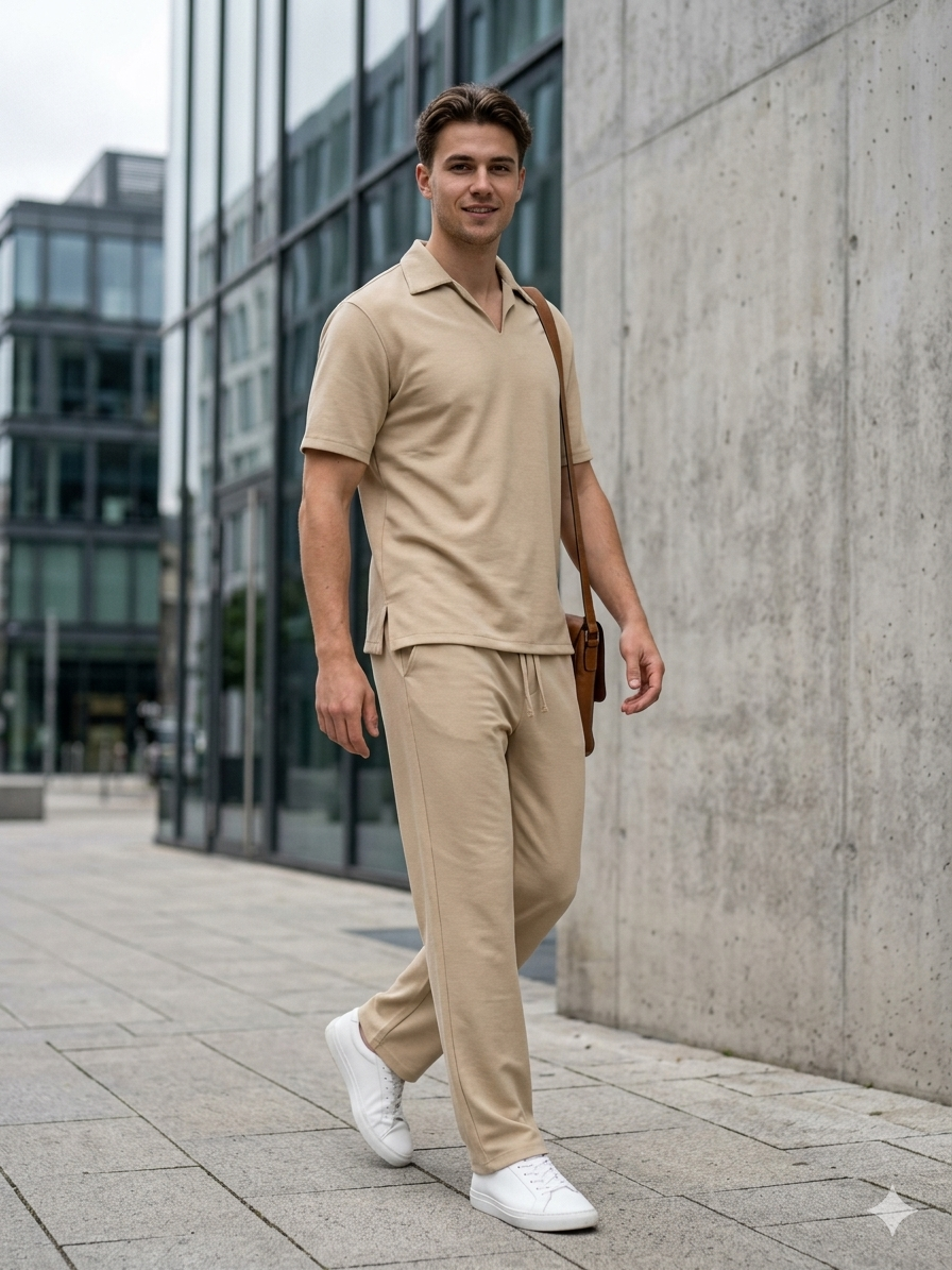 Conjunto Cuello Polo DB – Elegancia Casual y Comodidad Premium