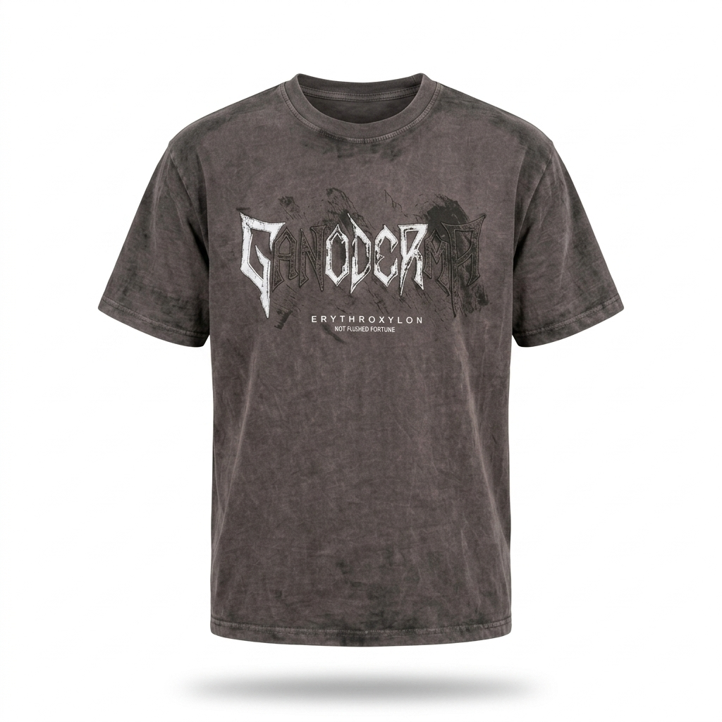 Playera Ganoderma Oversize – Estilo Natural & Streetwear