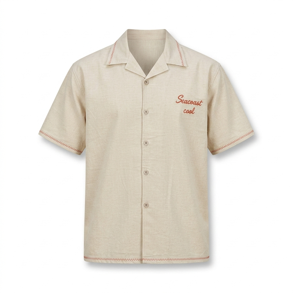 Camisa Seacoast Coal – Elegancia Costera