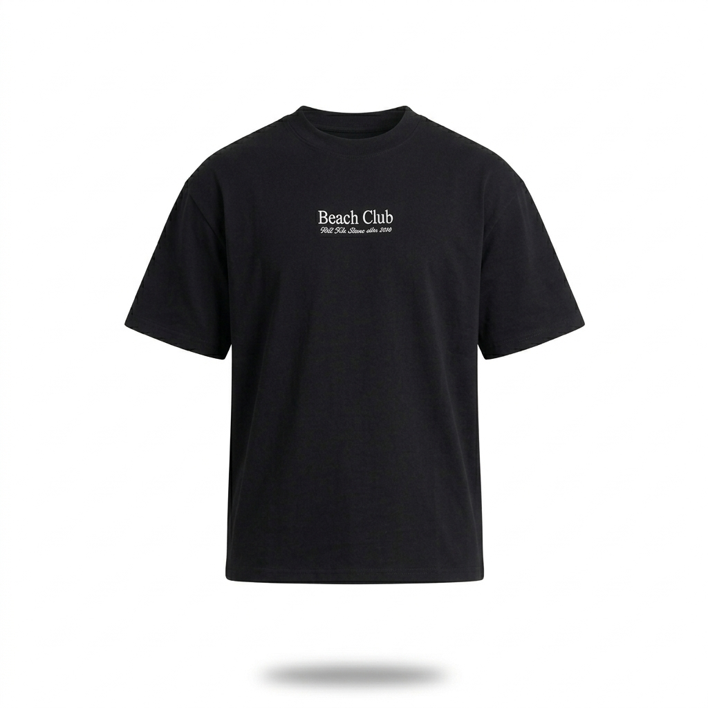 Playera Oversize Beach Club – Vibra Relax & Summer Style