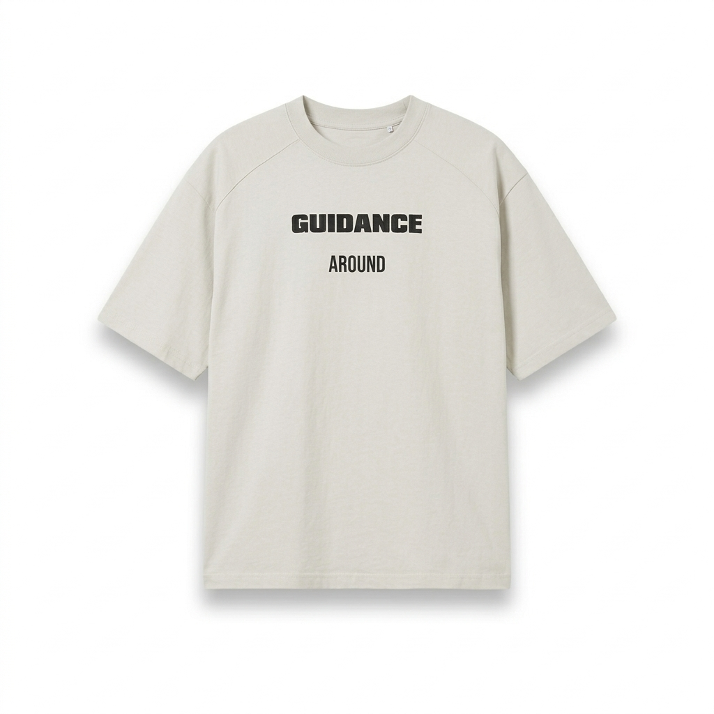 Playera Oversize Guidance – Estilo con Dirección