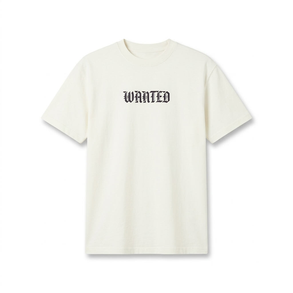 Playera Oversize Wanted
