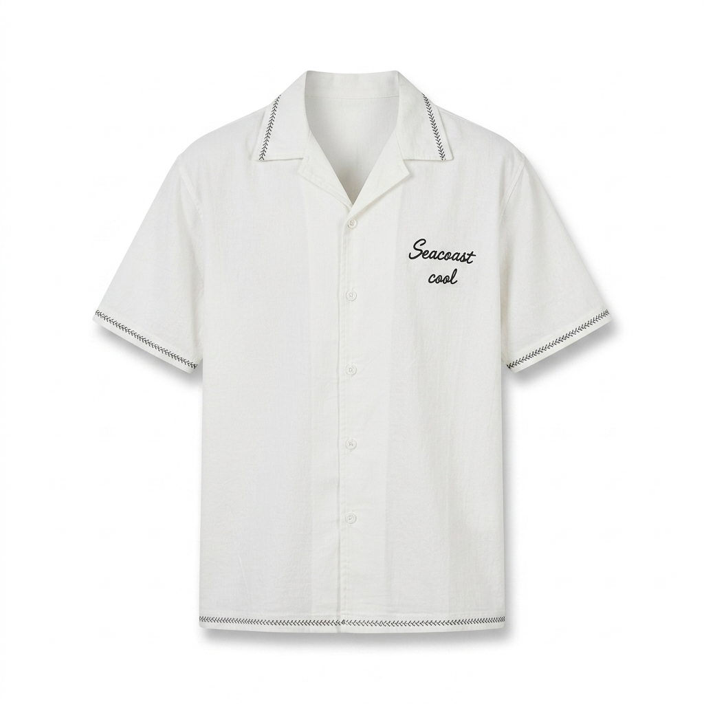 Camisa Seacoast Coal – Elegancia Costera