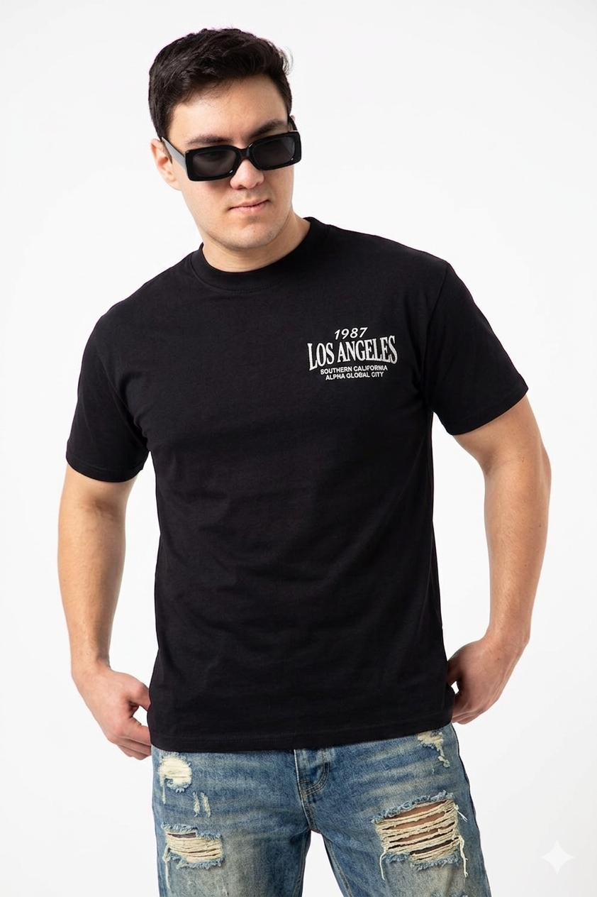 PLAYERA OVERSIZE LOS ANGELES