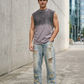 Playera Sin Mangas Efecto Aerosol – Estilo Urbano Premium