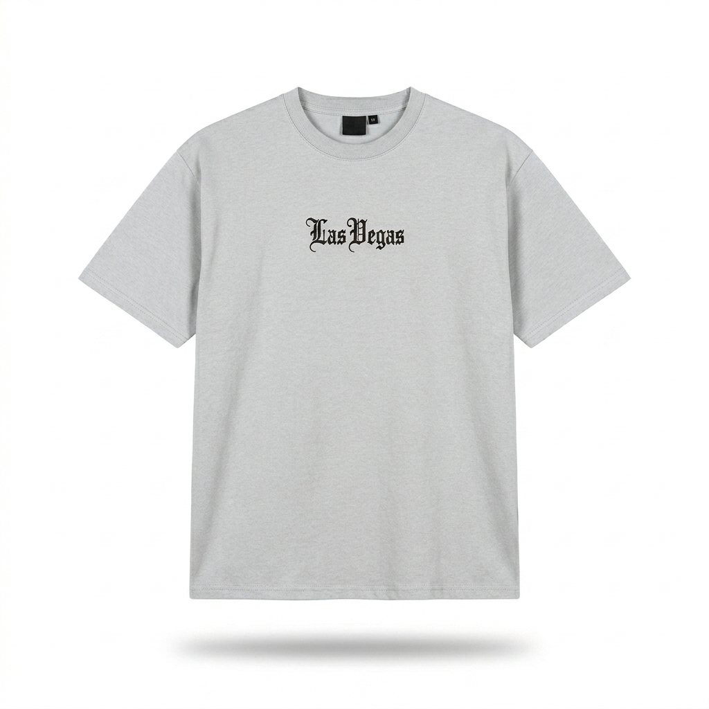 Playera Oversize “Las Vegas” – Estilo Urbano con Actitud Nocturna