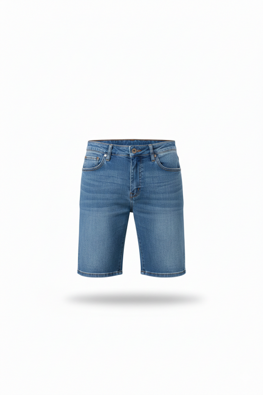 SHORT RASGADO DE MEZCLILLA