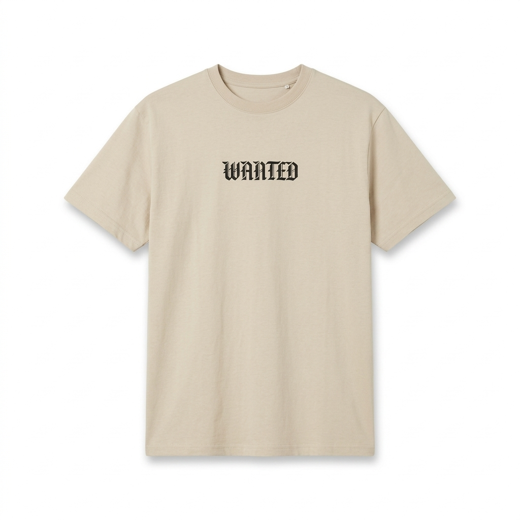 Playera Oversize Wanted
