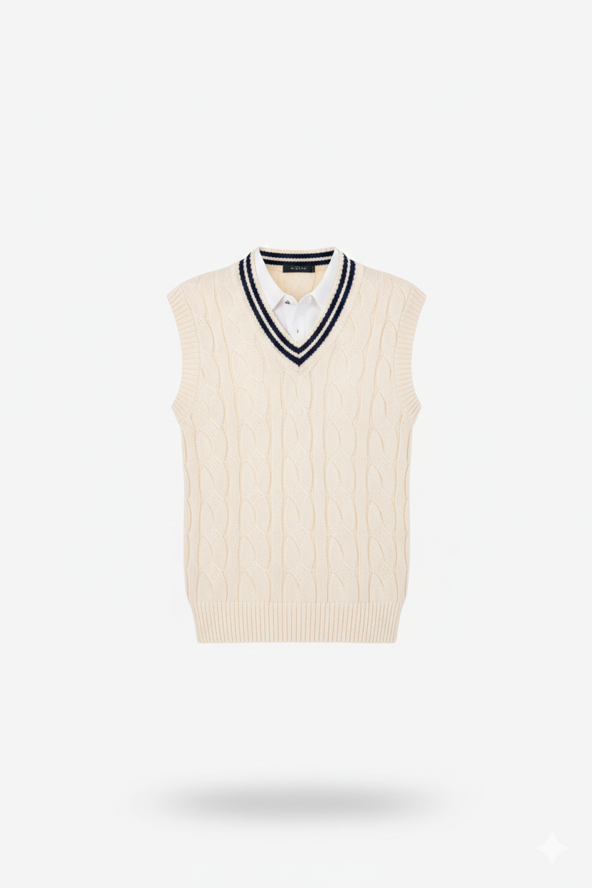CHALECO BEIGE DB
