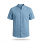 CAMISA DE LINO CUELLO MAO DB – Sofisticación Natural