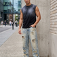 Playera Sin Mangas Efecto Aerosol – Estilo Urbano Premium
