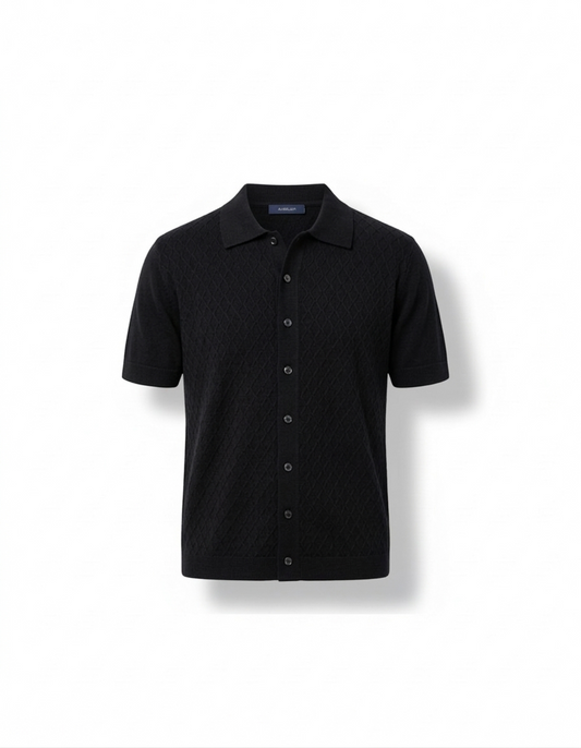 Camisa Diamond Knit DB – Textura Premium y Estilo Sofisticado