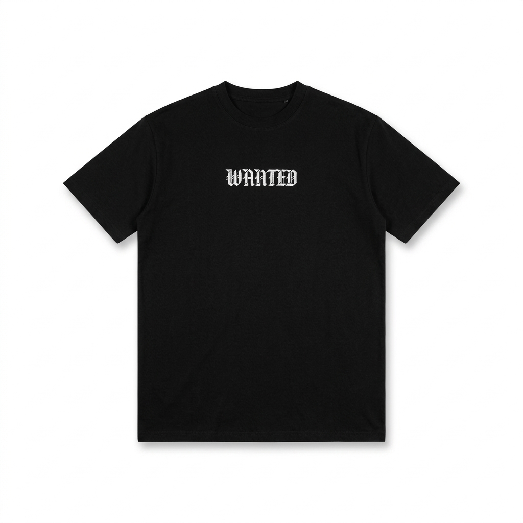Playera Oversize Wanted