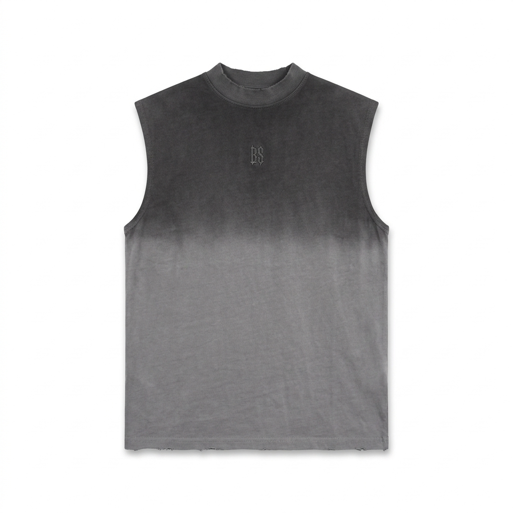 Playera Sin Mangas Efecto Aerosol – Estilo Urbano Premium