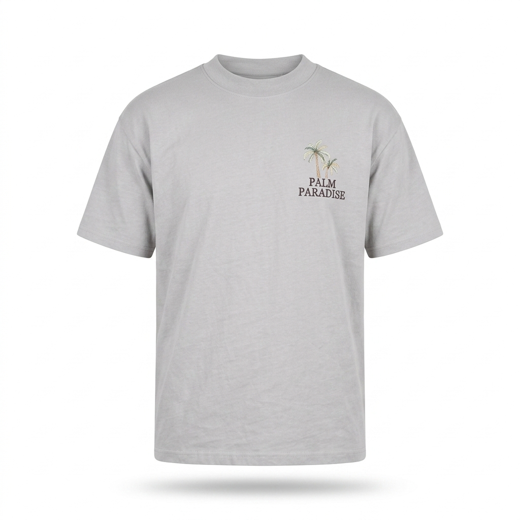 Playera Palm Paradise Oversize – Summer Vibes Edition