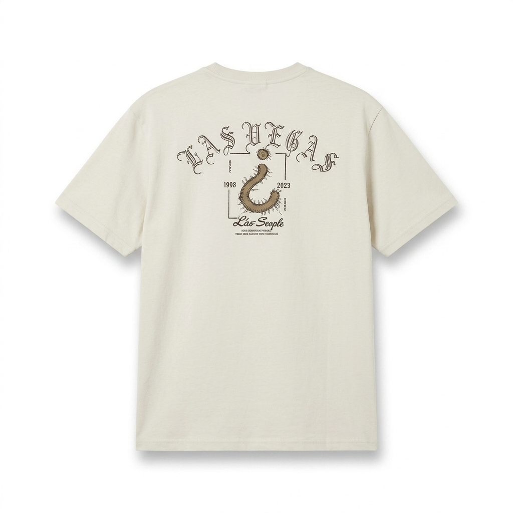 Playera Oversize “Las Vegas” – Estilo Urbano con Actitud Nocturna