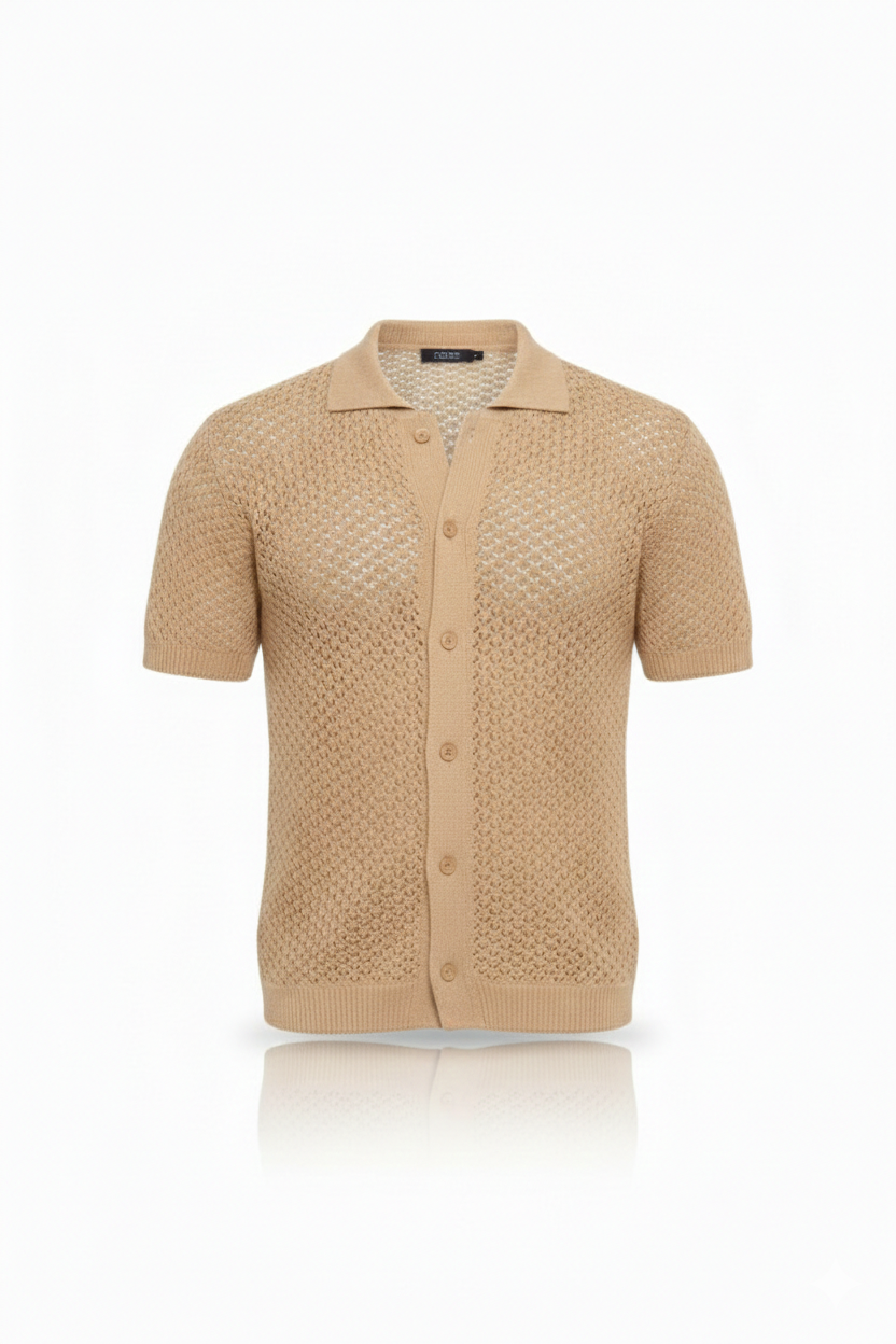 CAMISA DB CON PERFORACIÓN CORTE STRAIGHT