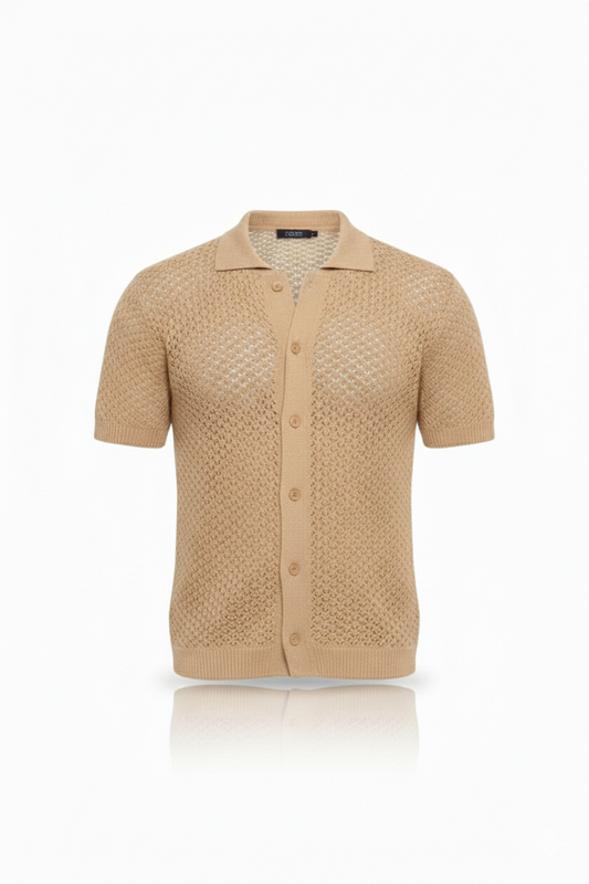 CAMISA DB CON PERFORACIÓN CORTE STRAIGHT