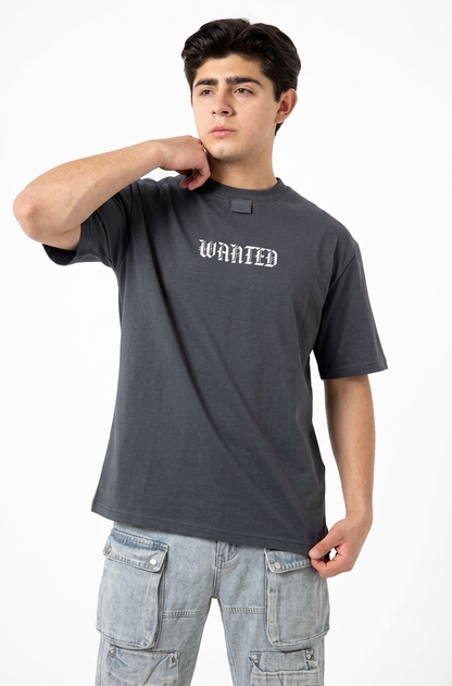 Playera Oversize Wanted