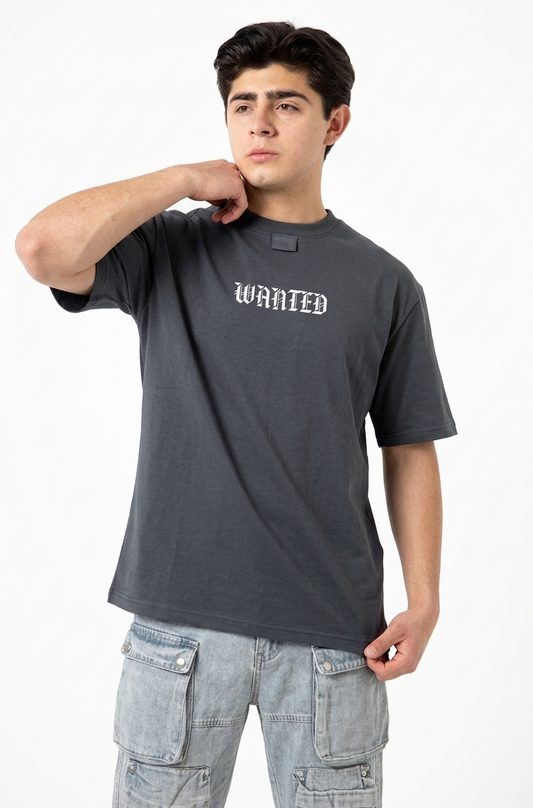 Playera Oversize Wanted