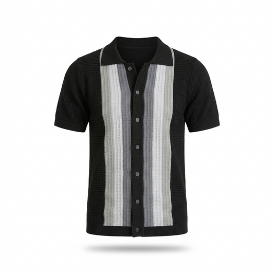 Camisa de Tejido Amalfi DB – Elegancia Texturizada Premium