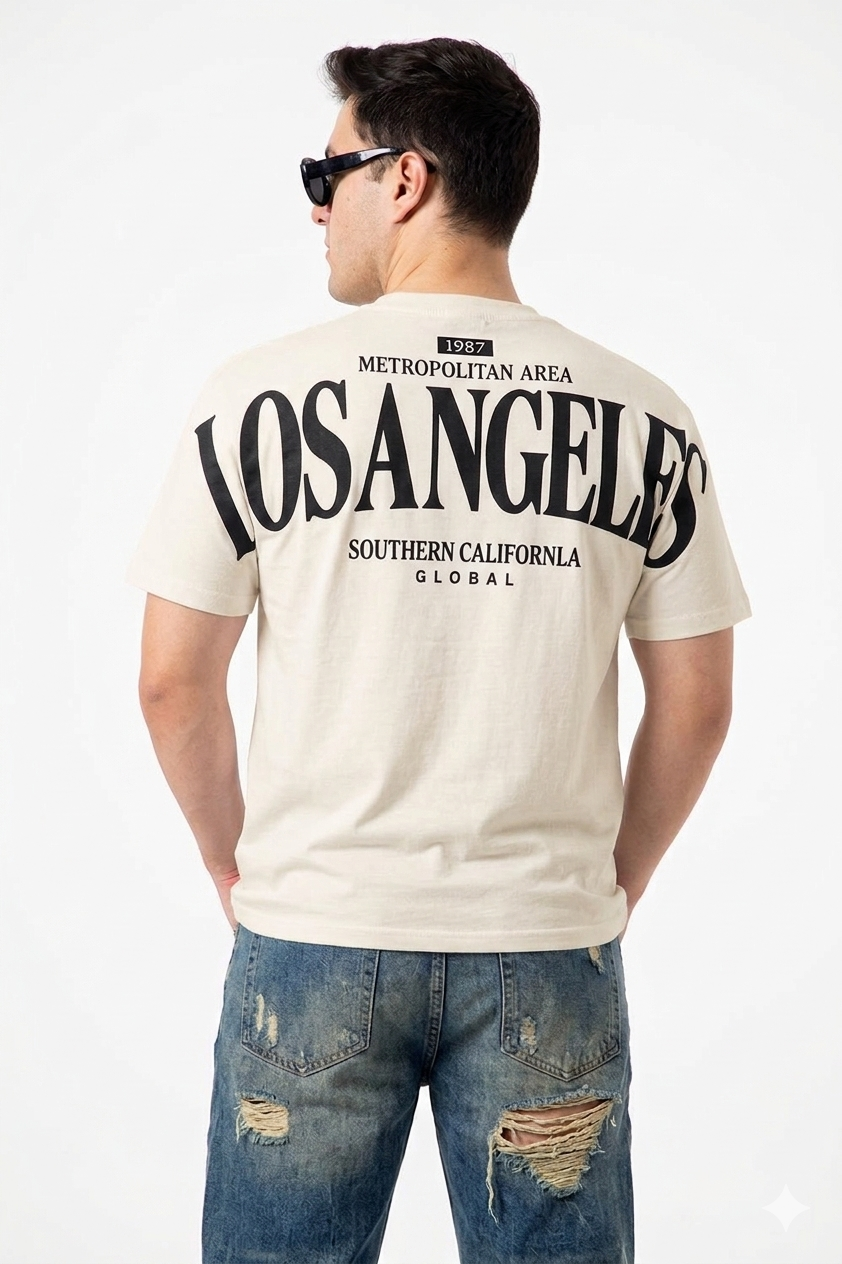 PLAYERA OVERSIZE LOS ANGELES