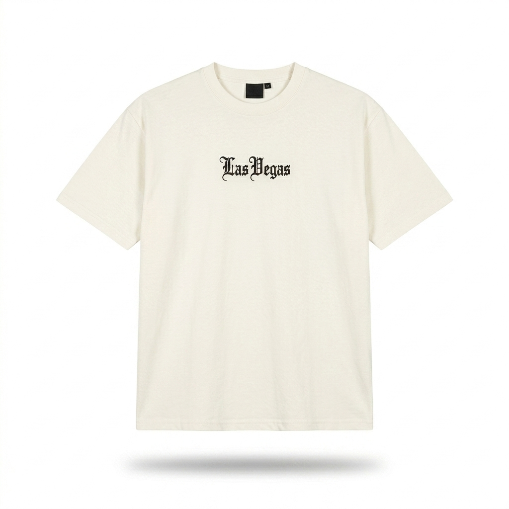 Playera Oversize “Las Vegas” – Estilo Urbano con Actitud Nocturna