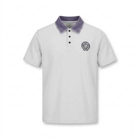 Polo Bordada Oversize – Elegancia Relajada con Toque Premium