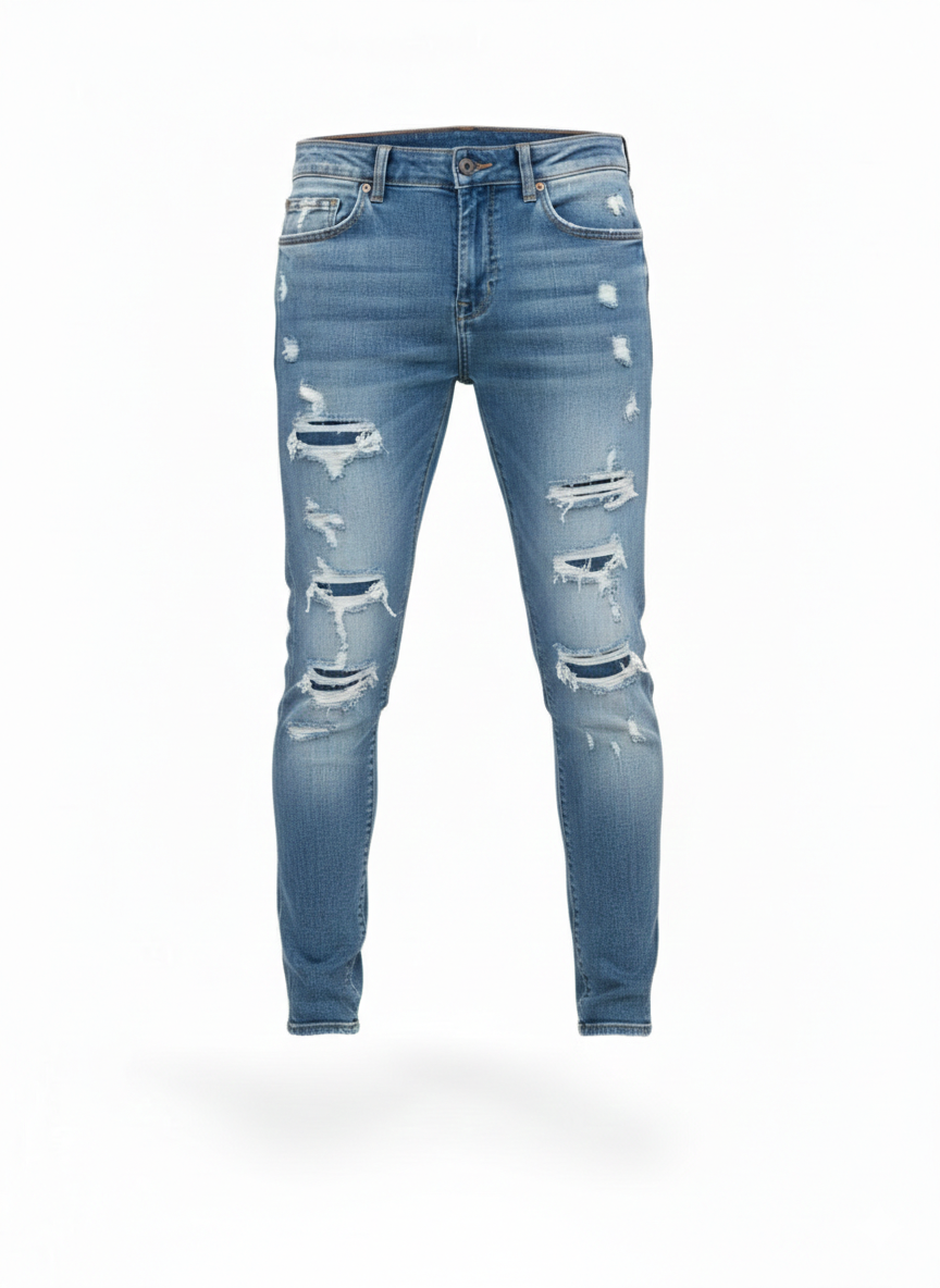 PANTALÓN ROTO C87 CORTE SLIM FIT