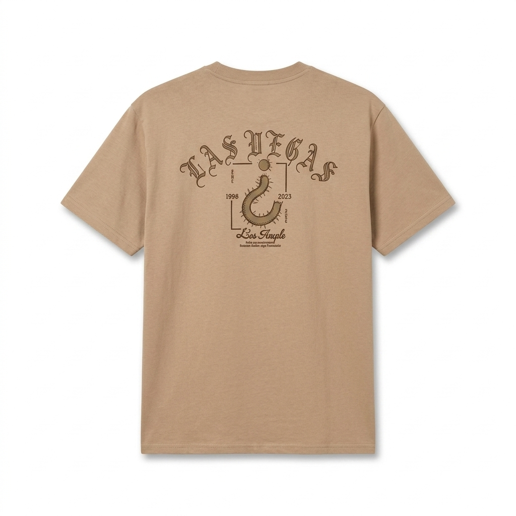 Playera Oversize “Las Vegas” – Estilo Urbano con Actitud Nocturna