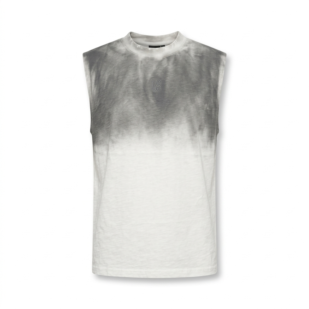 Playera Sin Mangas Efecto Aerosol – Estilo Urbano Premium