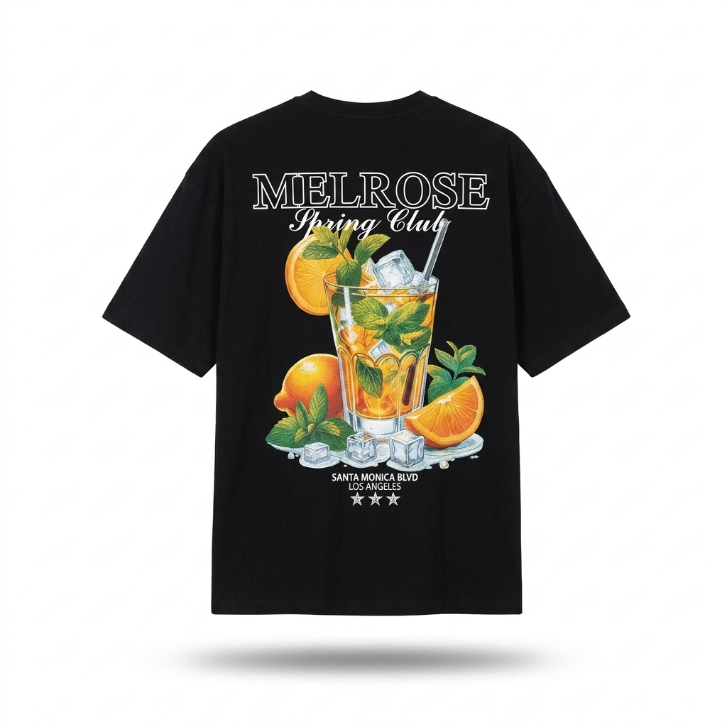 Playera Melrose Oversize – Estilo Urbano y Comodidad Premium