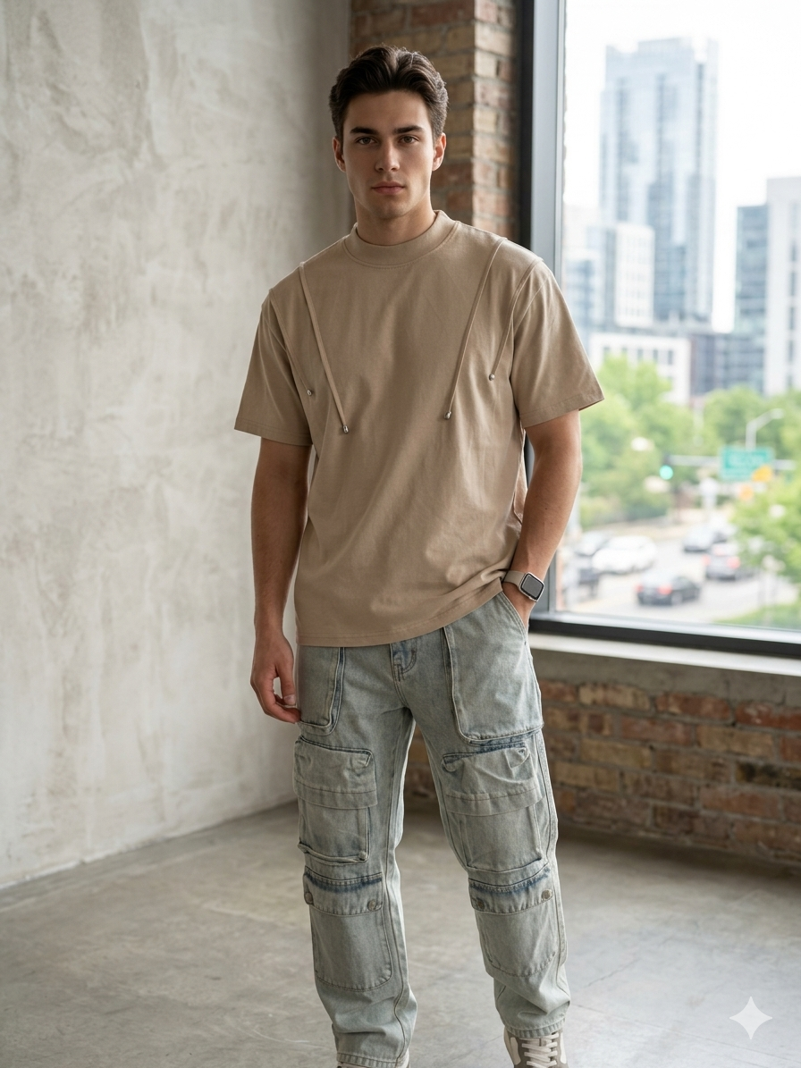 Playera Oversize Minimal Fit – Esencia Limpia