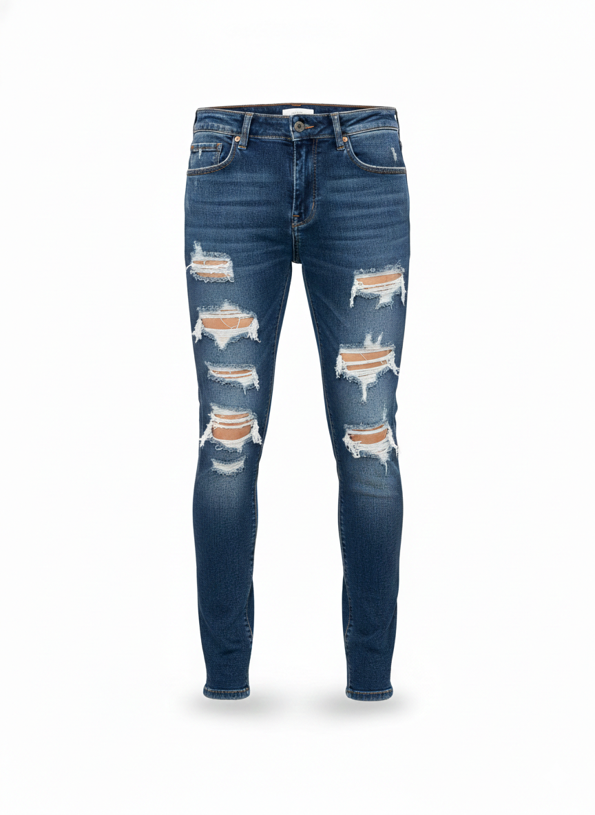 PANTALON ROTO C139 CORTE SLIM FIT