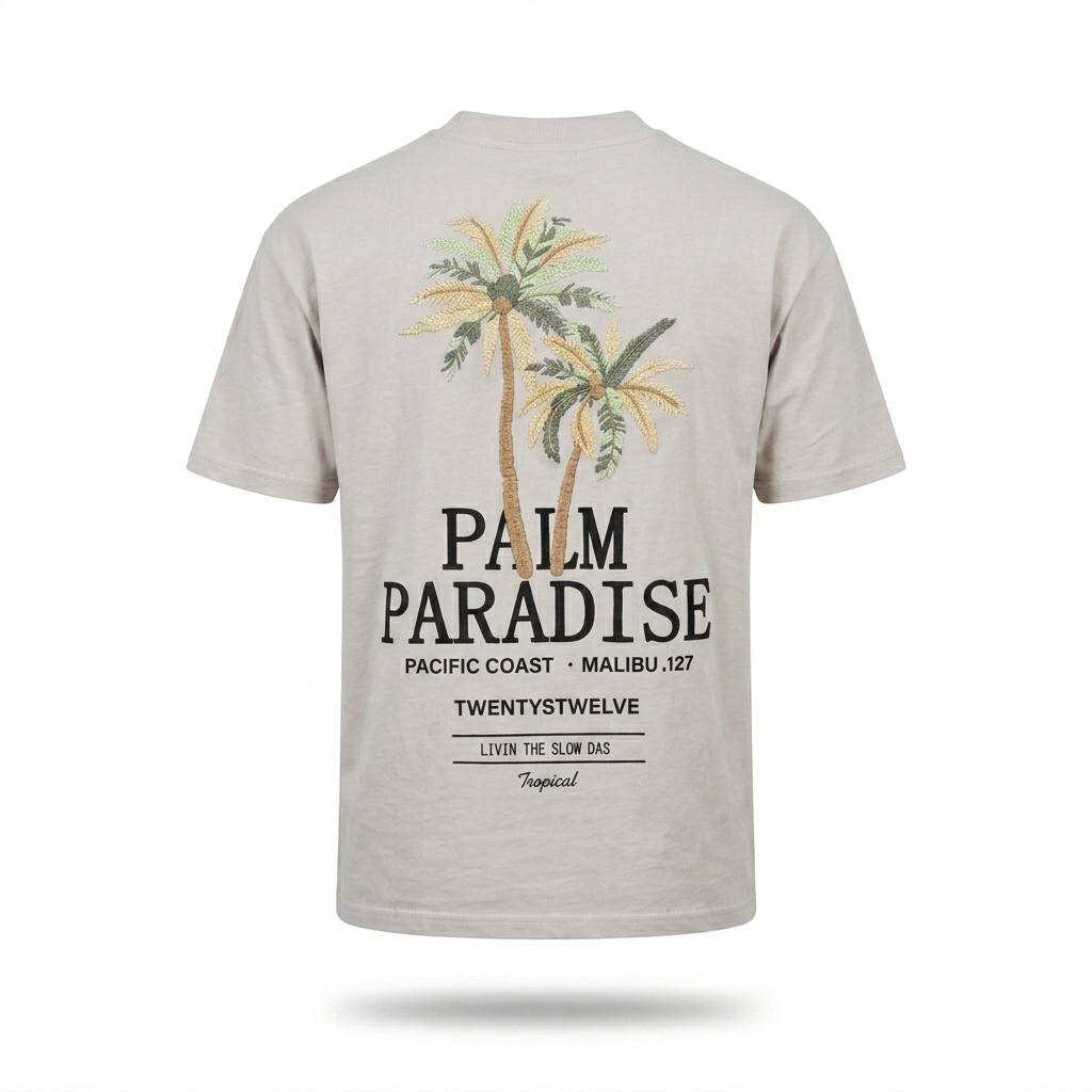 Playera Palm Paradise Oversize – Summer Vibes Edition