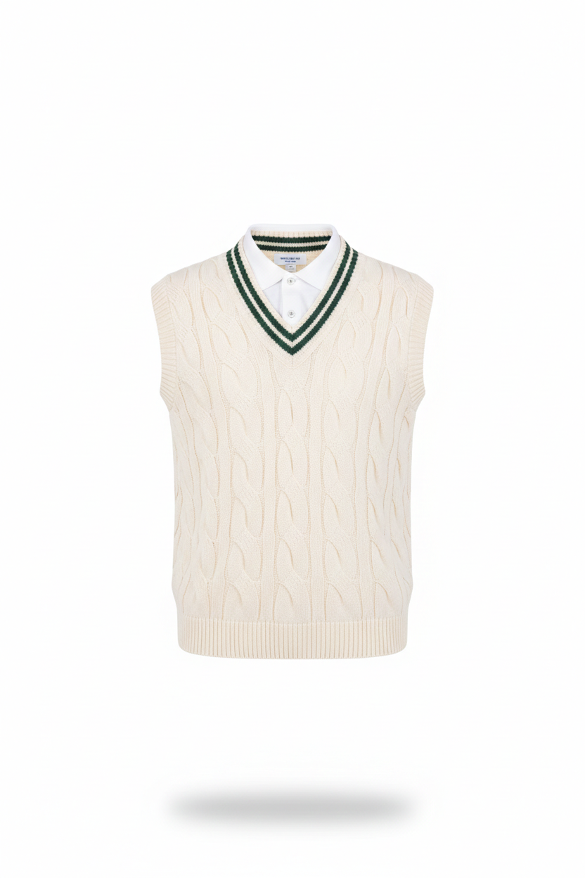 CHALECO BEIGE DB