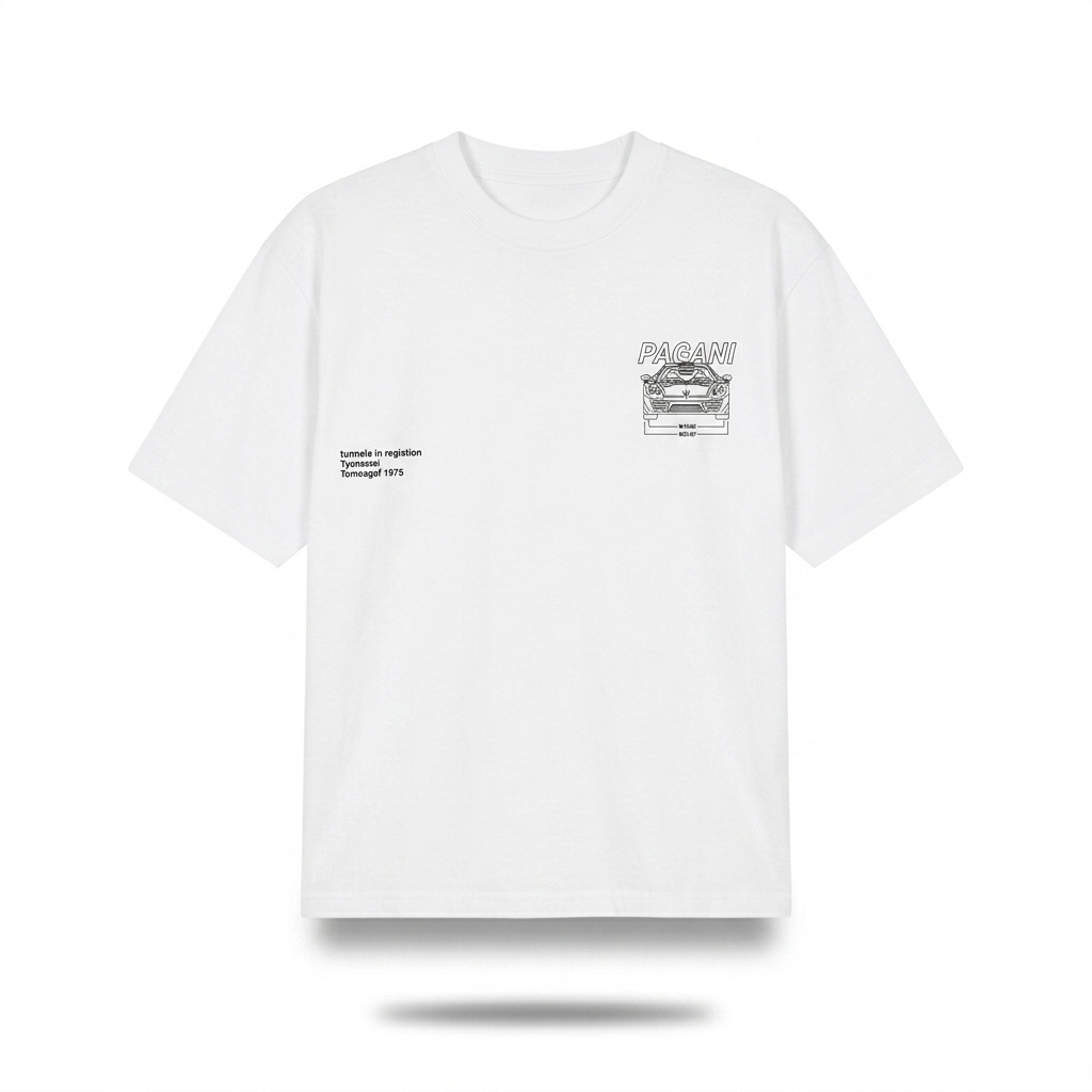 Playera Pagani Oversize – Potencia y Estilo en Cada Detalle