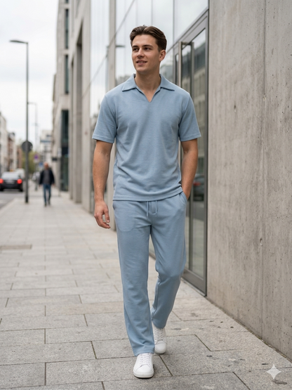 Conjunto Cuello Polo DB – Elegancia Casual y Comodidad Premium