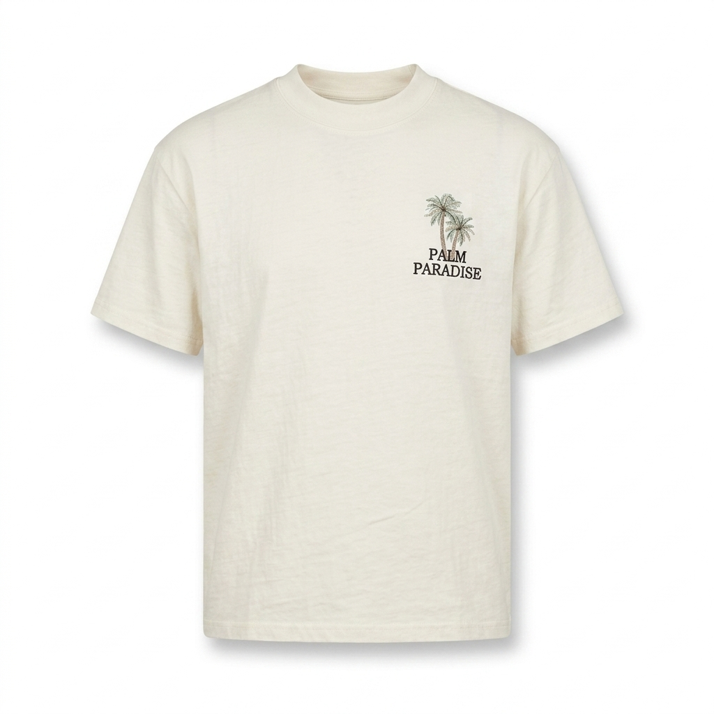 Playera Palm Paradise Oversize – Summer Vibes Edition