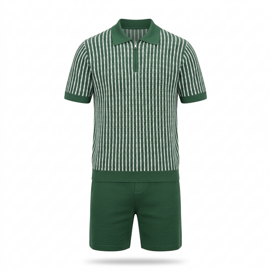 Conjunto Porto Rayado DB – Estilo Fresco y Sofisticado