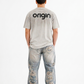 Playera Oversize Origin con Cadena – Street Style Premium
