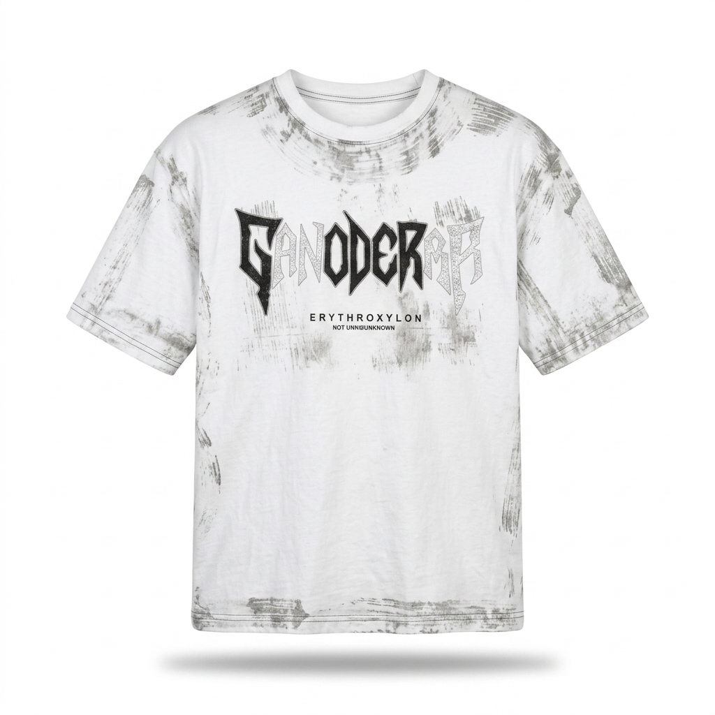 Playera Ganoderma Oversize – Estilo Natural & Streetwear