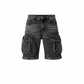 Pantalón Cargo Negro Convertible a Short de Mezclilla Rígida Premium