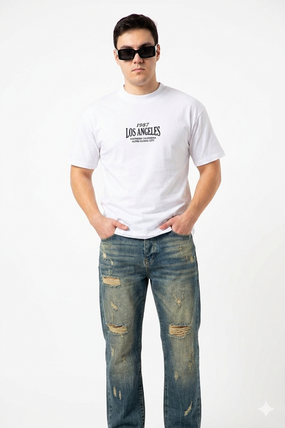 PLAYERA OVERSIZE LOS ANGELES