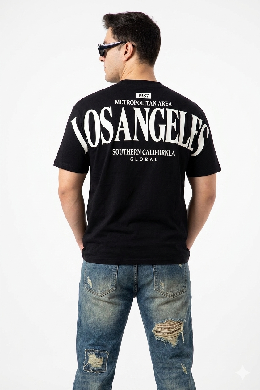 PLAYERA OVERSIZE LOS ANGELES