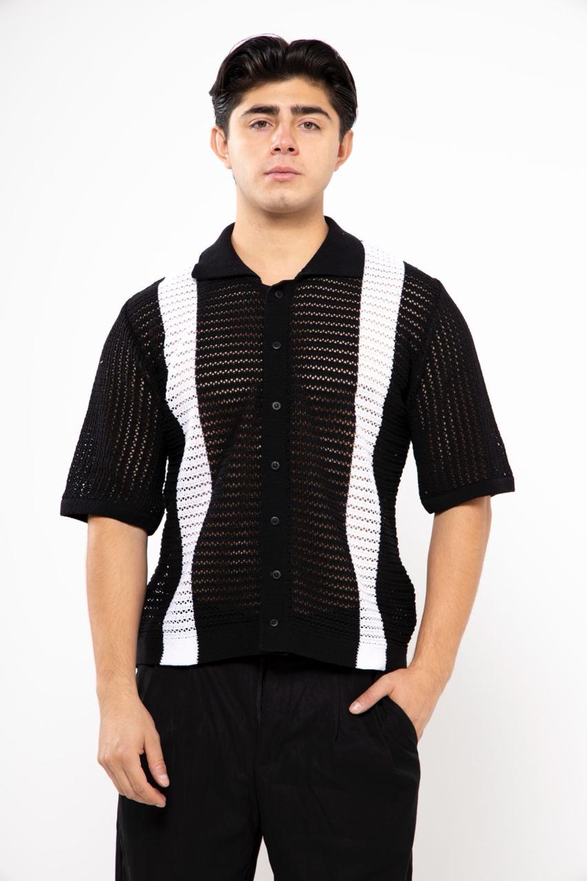 CAMISA DB PERFORACIÓN CORTE BOXY