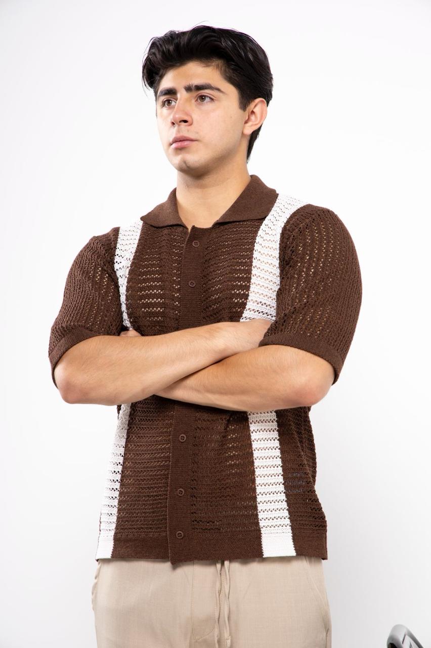 CAMISA DB PERFORACIÓN CORTE BOXY